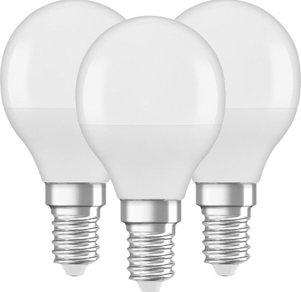 SADA 3x LED Žárovka P45 E14/4,9W/230V 3000K - Osram
