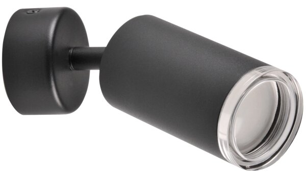 Koupelnové bodové svítidlo TURYN 1xGU10/10W/230V IP44 černá