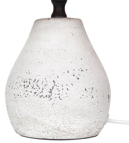 Sada 2 stolních lamp ARWADITO Keramika Krémově bílá
