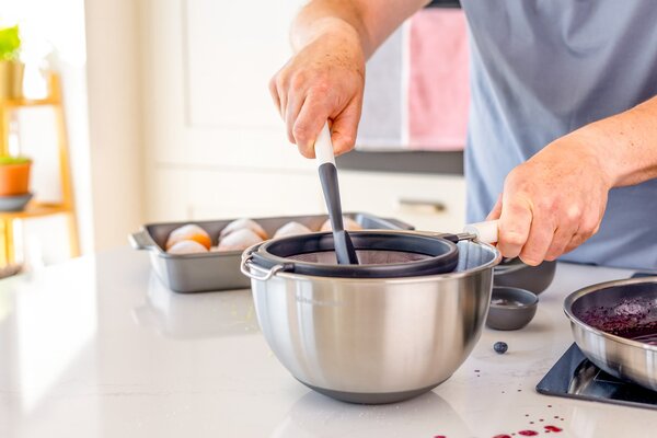 Sítko jemné KitchenAid Classic Collection 17 cm bílá KHA161OHPNG