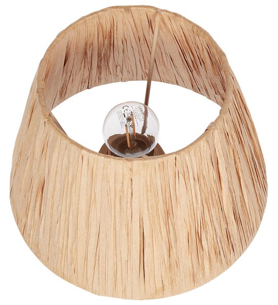 Sada 2 stolních lamp ARWADITO Keramika Krémově bílá