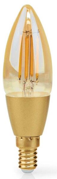 Nedis WIFILRF10C37 - LED Stmívatelná žárovka E14/4,9W/230V 1800-3000K Wi-Fi Tuya
