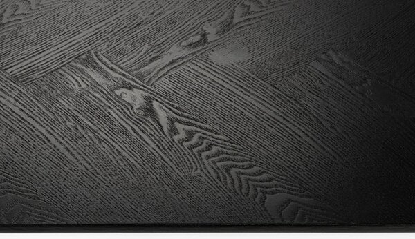 Černý konzolový stolek 40x120 cm Fabio – White Label