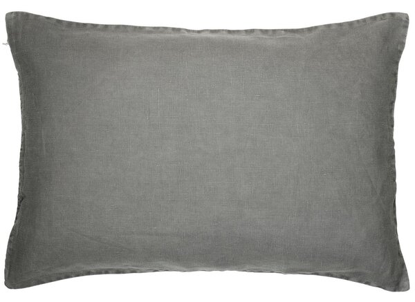 IB Laursen Lněný povlak na polštář 60 x 40 cm barva starokouřová