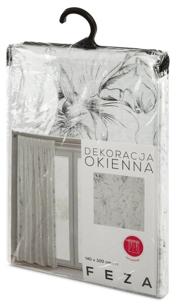 ZÁCLONA NA PÁSCE FEZA 140X300 CM VZOROVANÁ