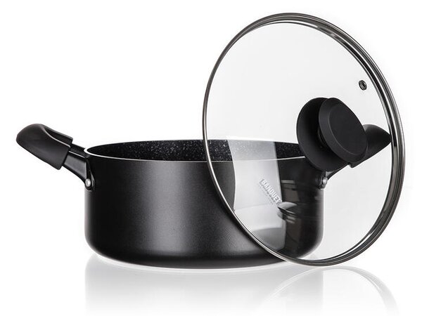 Sada nádobí s nepřilnavým povrchem BLACK STONE 7 dílů