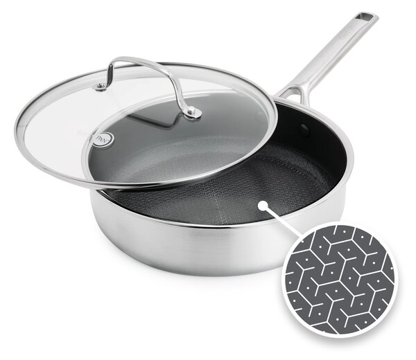 Hluboká pánev 24 cm GreenPan APEX s poklicí, nepřilnavá, nerezová CC010198-001