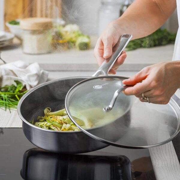 Hluboká pánev 24 cm GreenPan APEX s poklicí, nepřilnavá, nerezová CC010198-001