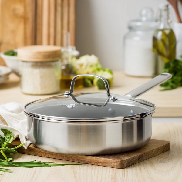Hluboká pánev 24 cm GreenPan APEX s poklicí, nepřilnavá, nerezová CC010198-001