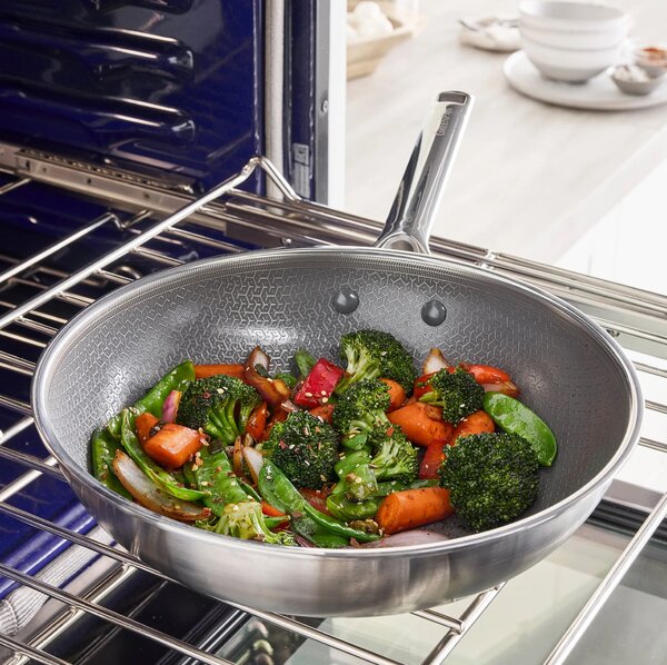 Pánev WOK 28 cm GreenPan APEX, nepřilnavá, nerezová CC010199-001