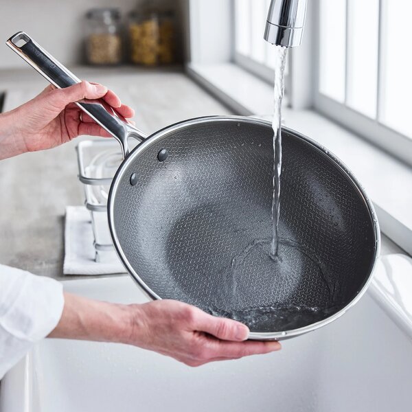 Pánev WOK 28 cm GreenPan APEX, nepřilnavá, nerezová CC010199-001