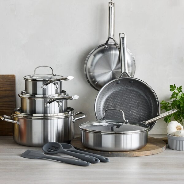 Pánev WOK 28 cm GreenPan APEX, nepřilnavá, nerezová CC010199-001