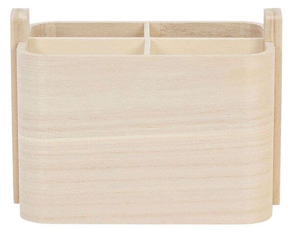 Cote Table Dřevěný box se 4 přihrádkami 19x12x14cm