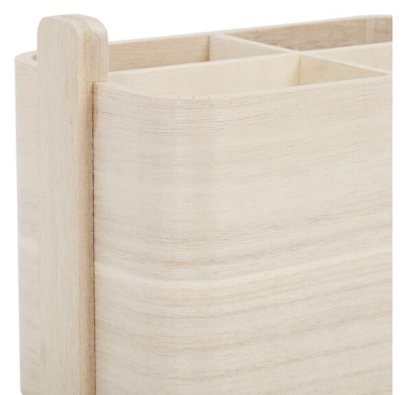 Cote Table Dřevěný box se 4 přihrádkami 19x12x14cm