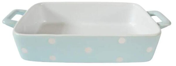 Keramický pekáč 23 cm světle modrý