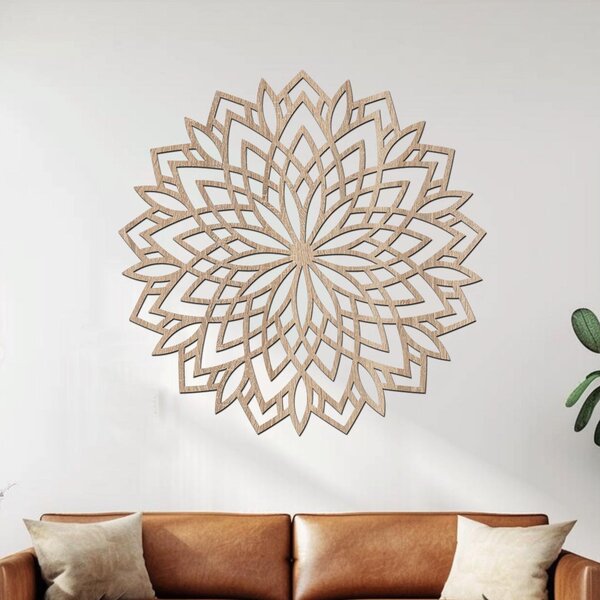 Mandala DOBRÉ NÁLADY | Rozměry (cm): 40x40 | Zvolte barvu dekoru: Černá