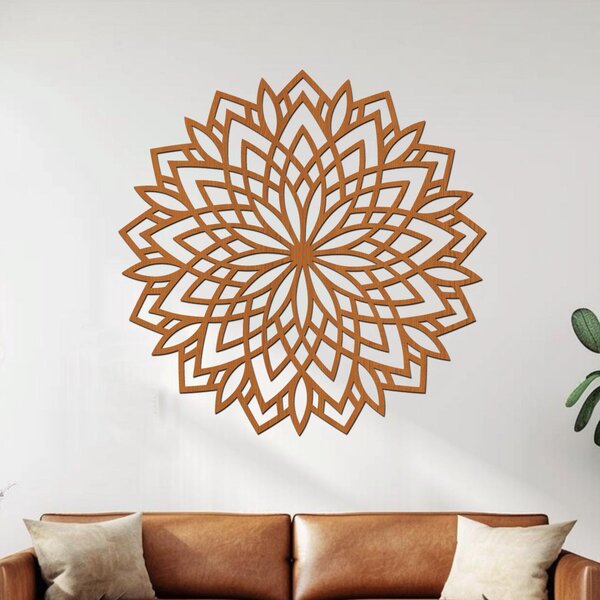 Mandala DOBRÉ NÁLADY | Rozměry (cm): 40x40 | Zvolte barvu dekoru: Černá