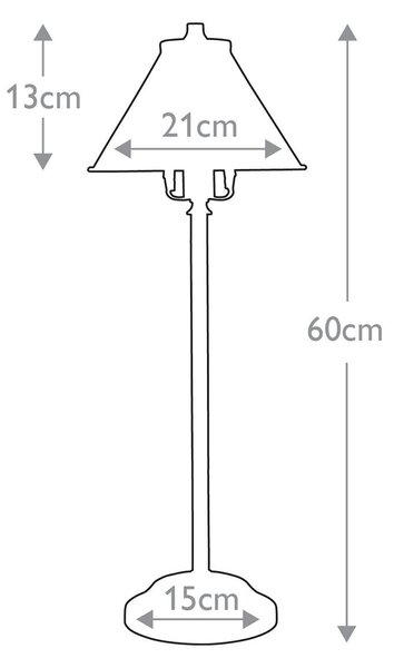 Stolní lampa Provence Barva: starý bronz