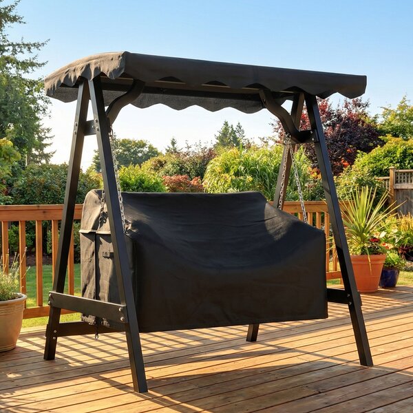 Outsunny kryt na 2místnou houpačku, nepromokavý a větruodolný ochranný kryt pro zahradní houpačku, odolný proti UV, 142 × 76 × 81 cm (56 × 30 × 32 pal