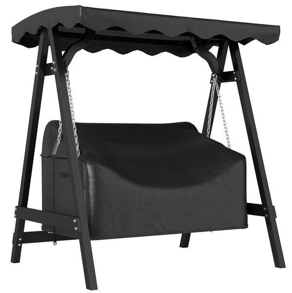 Outsunny kryt na 2místnou houpačku, nepromokavý a větruodolný ochranný kryt pro zahradní houpačku, odolný proti UV, 142 × 76 × 81 cm (56 × 30 × 32 pal