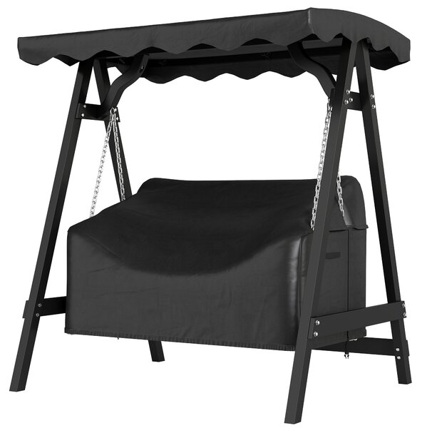 Outsunny kryt na 2místnou houpačku, nepromokavý a větruodolný ochranný kryt pro zahradní houpačku, odolný proti UV, 142 × 76 × 81 cm (56 × 30 × 32 pal