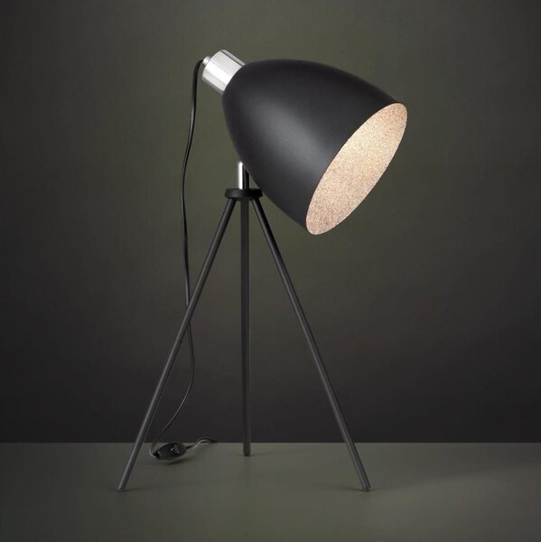 Eglo 79378 - Stolní lampa MAREPERLA 1xE27/60W/230V černá