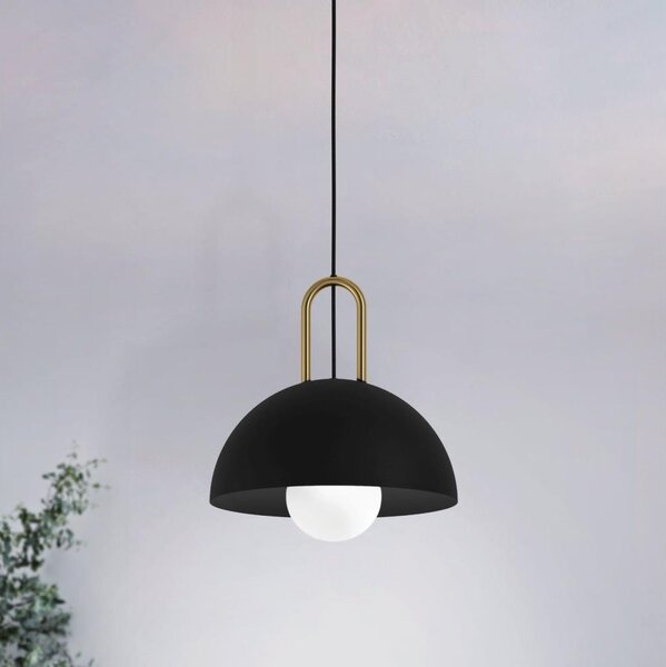 Eglo 56459 - Lustr na lanku CALMANERA 1xE27/40W/230V černá
