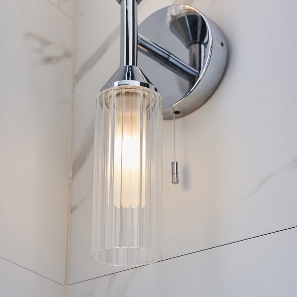 Endon 97172 - Koupelnové nástěnné svítidlo NATORI 2xG9/3W/230V IP44 lesklý chrom