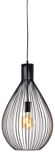 Moderne hanglamp zwart - Larry