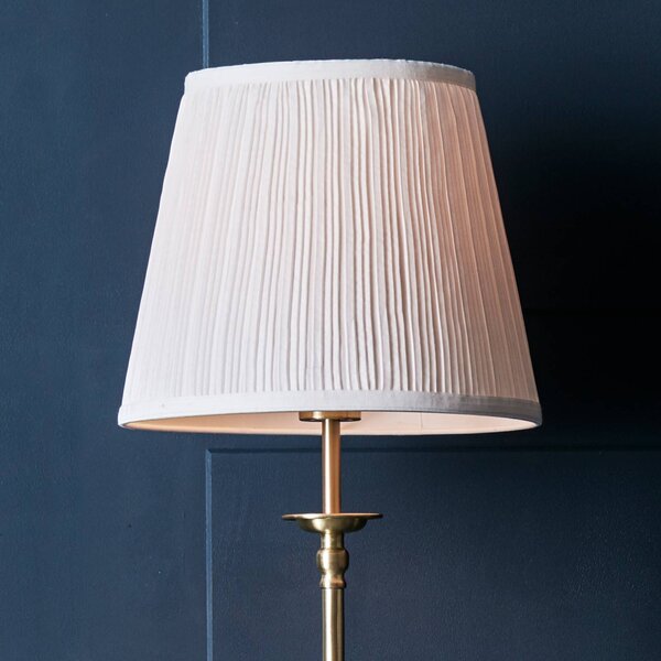 Markslöjd Stojací lampa Imperia s látkovým stínidlem, Bílá / opál, Obývací pokoj / jídelna, kov, Starožitný