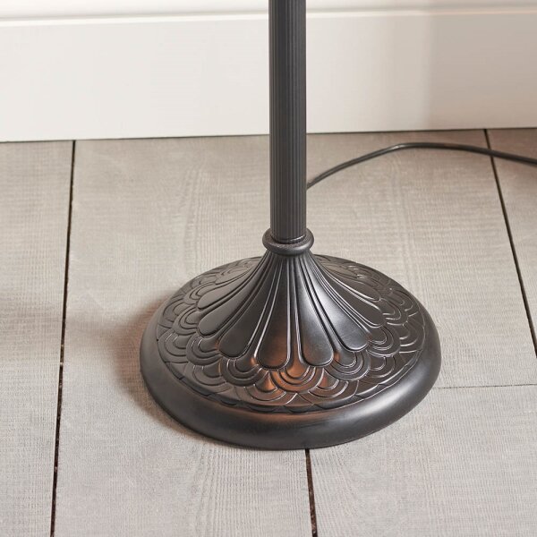Endon 63972 - Stojací lampa Tiffany BROOKLYN 2xE27/60W/230V pr. 50 cm