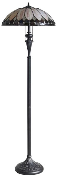 Endon 63972 - Stojací lampa Tiffany BROOKLYN 2xE27/60W/230V pr. 50 cm