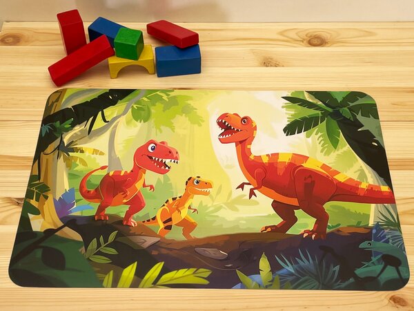 PokojovaDekorace.cz, Dětské prostírání - 093, Dinosaurus, 43x30cm