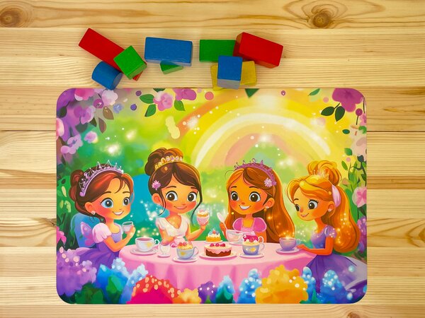 PokojovaDekorace.cz, Dětské prostírání - 096, Princezny, 43x30cm