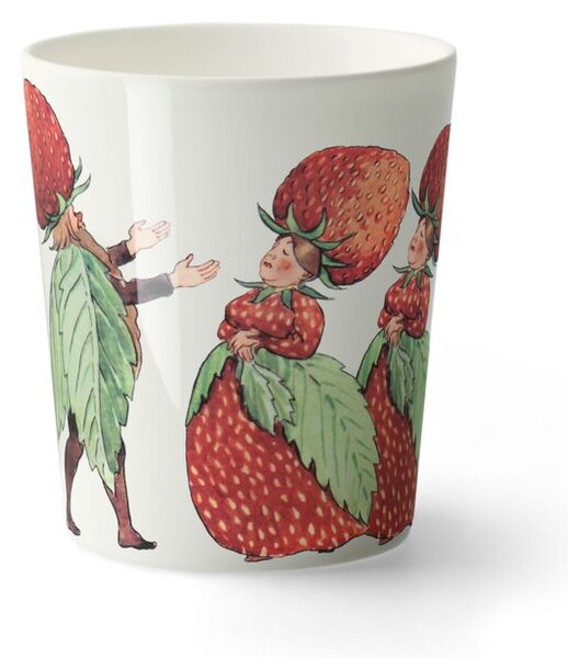Porcelánový kelímek Elsa Beskow varianta: Strawbery Family