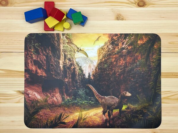 PokojovaDekorace.cz, Dětské prostírání - 042, Dinosaurus, 43x30cm