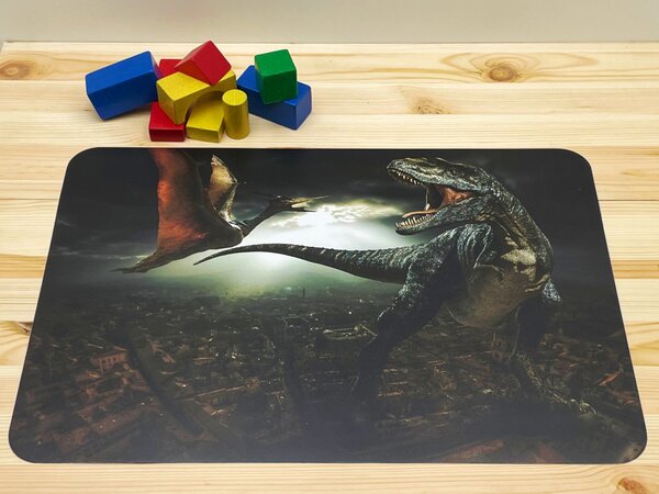 PokojovaDekorace.cz, Dětské prostírání - 047, Dinosaurus, 43x30cm