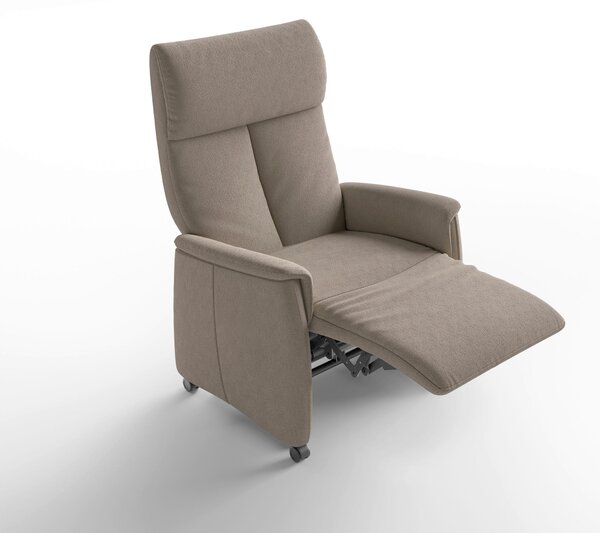 RELAXAČNÍ KŘESLO, textil, šedohnědá Sit & More - Online Only křesla & taburety, Online Only