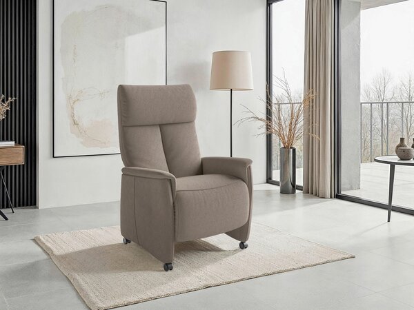 RELAXAČNÍ KŘESLO, textil, šedohnědá Sit & More - Online Only křesla & taburety, Online Only