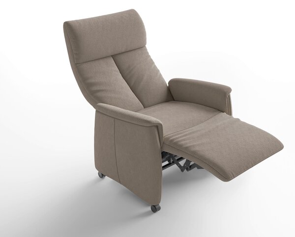 RELAXAČNÍ KŘESLO, textil, šedohnědá Sit & More - Online Only křesla & taburety, Online Only