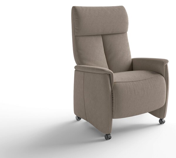 RELAXAČNÍ KŘESLO, textil, šedohnědá Sit & More - Online Only křesla & taburety, Online Only