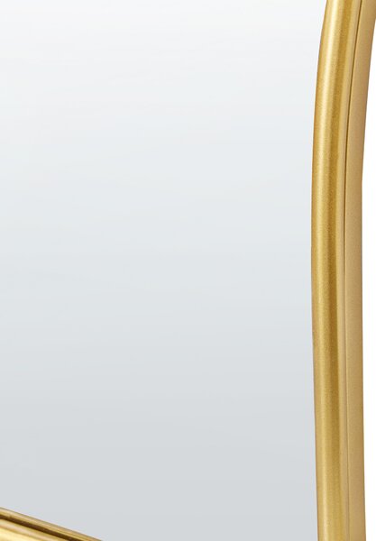 Zrcadlo NOTH 45 cm 53 cm Kov Zlatá