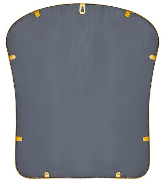 Zrcadlo NOTH 45 cm 53 cm Kov Zlatá