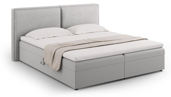 Světle šedá boxspring postel s úložným prostorem 180x200 cm Arendal – Cosmopolitan Design
