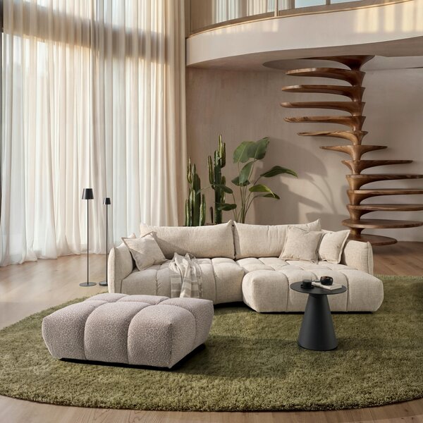 TABURET, textil, 111/40/80 cm Lomoco - Taburety