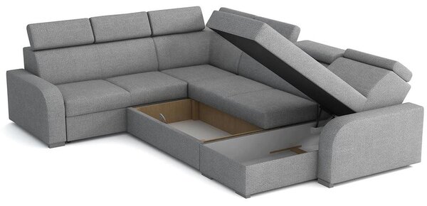 Sedací souprava OSLO U | 250x310x170 | rozkládací + 2x úložný prostor | VÝBĚR TKANIN