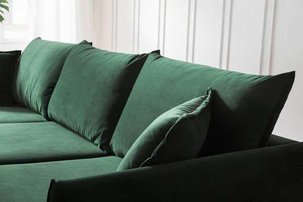 ROHOVÁ SEDAČKA, textil, zelená MID.YOU - Online Only sedačky, Online Only