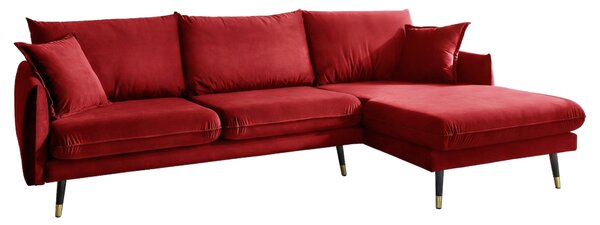 ROHOVÁ SEDAČKA, textil, tmavě červená MID.YOU - Online Only sedačky, Online Only
