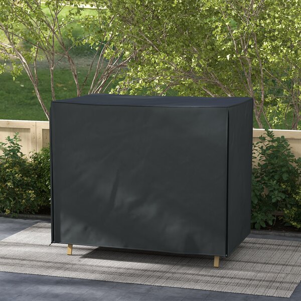 Ochranný kryt pro zahradní houpačku Outsunny pro 3 osoby, voděodolný, UV ochrana, 220x125x172 cm, Černý | Aosom