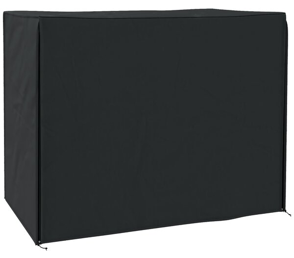 Ochranný kryt pro zahradní houpačku Outsunny pro 3 osoby, voděodolný, UV ochrana, 220x125x172 cm, Černý | Aosom